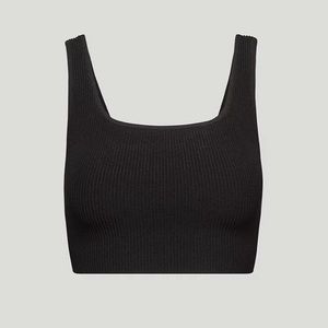 Aritzia Babaton Sculpt Knit Crop Tank